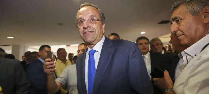 Αντώνης Σαμαράς πριν από την ομιλία Μητσοτάκη: Πάμε μαζί για τη μεγάλη νίκη